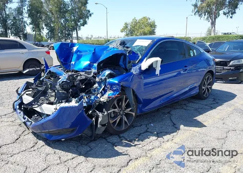 2020 Honda Civic Sport из США, поврежденный, VIN 2HGFC4B82LH300930